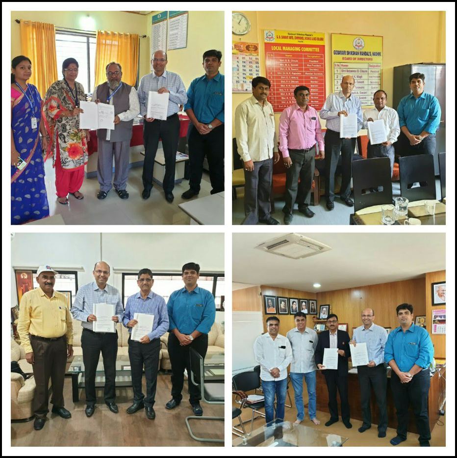 MOU signings with partner colleges and institutions